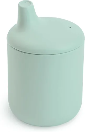 Vista 11 de Mushie - Taza de silicona 100% para bebé 6 meses+ (rosado)