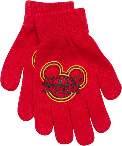 Vista 6 de Disney Conjunto de sombrero de invierno de Mickey Mouse y 2 pares de guantes o guantes edad 2-7