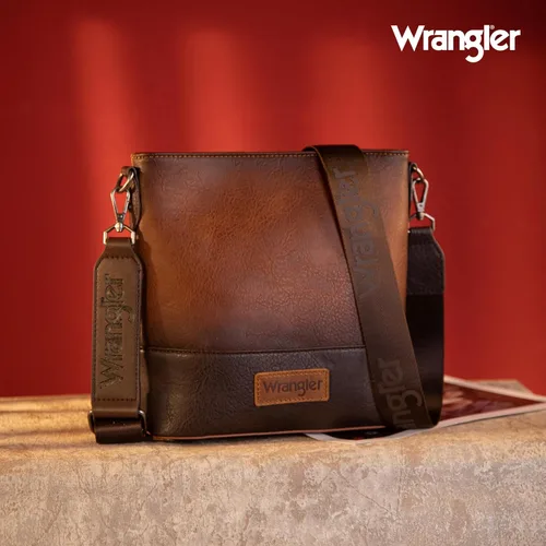 Vista 3 de Wrangler - Bolsos cruzados de dos tonos para mujer