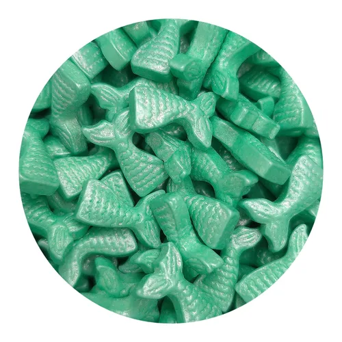 Vista 9 de NCS Gránulos comestibles en forma de tiburón – Decoración de cupcakes azules, pasteles y galletas, 7 onzas