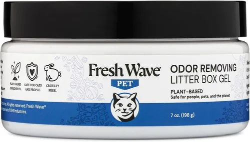 Vista 9 de Fresh Wave Gel de caja de arena para eliminar olores, 7 onzas, paquete de 2, eliminador de olores de mascotas más seguro para el hogar y la zona