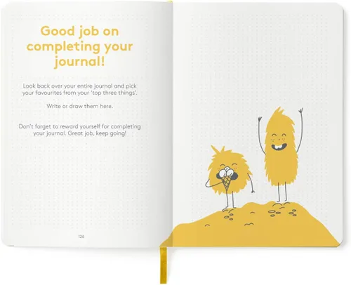 Vista 7 de HappyMe - Diario de gratitud para niños con indicaciones diarias, cuaderno de escritura para expresar pensamientos y sentimientos, mentalidad