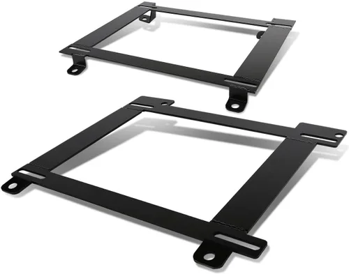 Vista 10 de DNA Motoring SBK-LM-350Z Par de soportes de asiento de acero tensil de montaje bajo compatibles con 350Z 03-09, negro