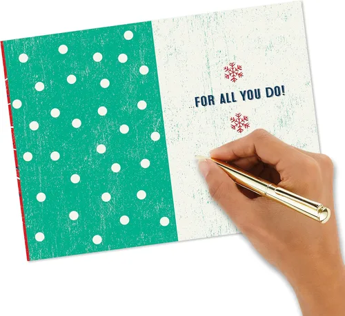 Vista 7 de Hallmark Surtido de tarjetas de agradecimiento de Navidad (10 tarjetas y 10 sobres)