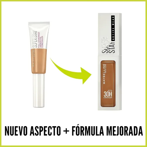 Vista 6 de Maybelline Maquillaje corrector líquido Super Stay, corrector de cobertura completa, hasta 30 horas de uso, resistente a la transferencia, acabado