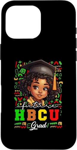 Vista 19 de Future HBCU Grad Black Girl Kids Graduation HBCU College Case for iPhone 16