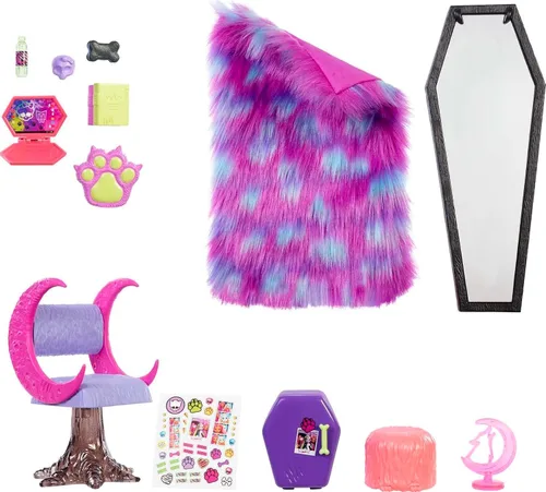 Vista 4 de Monster HIGH Dormitorio CLAWDEEN
