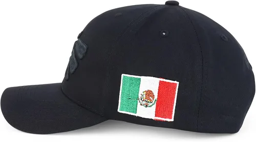 Vista 4 de Trendy Apparel Shop XXL Hecho En Mexico Eagle 3D Gorra de béisbol estructurada bordada