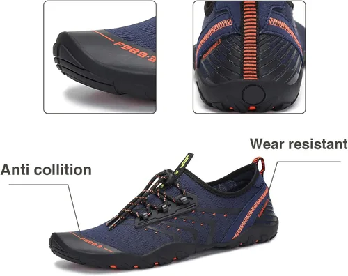 Vista 3 de Kararao Mens Womens Water Shoes Quick Dry Swim Shoes Beach Shoes Pool Surfing Aqua Sports