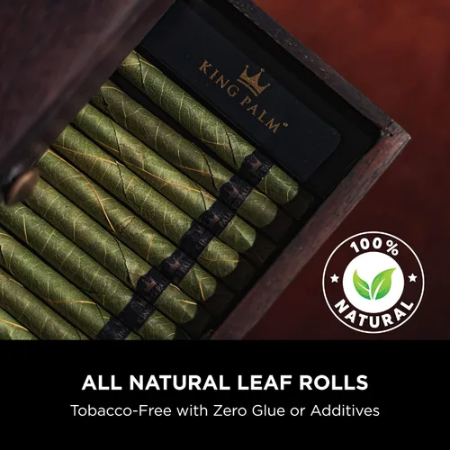 Vista 4 de King Palm s Rollie Size Cones Organic Black 25 unidades (Paquete de 1)