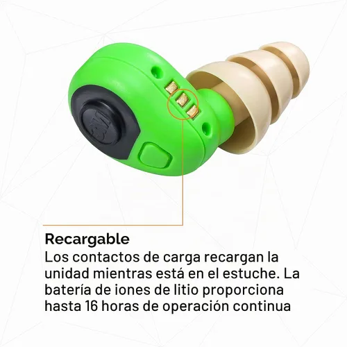 Vista 4 de 3M PELTOR EEP-100 Kit de tapones para los oídos, recargable, reducción de ruido, construcción, fabricación, mantenimiento