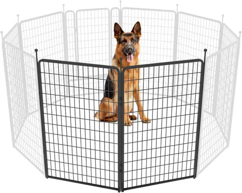 Vista 115 de FXW Rollick - Corralito para perros para patio, campamento con casa rodante, patentado, 24 pulgadas, 2 paneles Fácil instalación, resistente