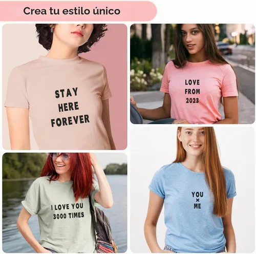 Vista 4 de 5 hojas, 830 piezas de letras y números para planchar para ropa, letras de vinilo para planchar de 1 pulgada con letras de transferencia de calor
