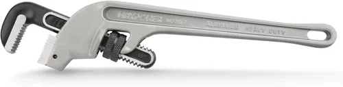 Vista 12 de MAXPOWER Llave de tubo de 10 pulgadas, llave de plomería ajustable de aluminio 40% más ligera
