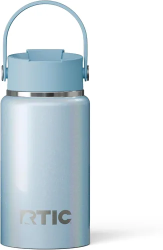 Vista 22 de RTIC - Botella de agua Outback de 32 oz (1 L), con revestimiento de cerámica, aislada, de acero inoxidable, doble pared con aislamiento al vacío