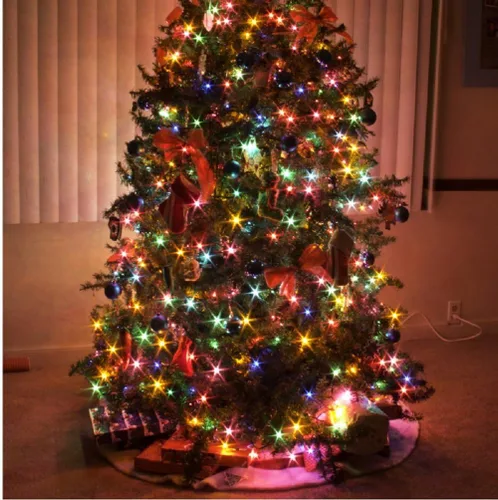 Vista 5 de Holiday Essence 140 luces musicales de Navidad multicolor, 25 canciones, 8 funciones, 31.2 pies de longitud Varios