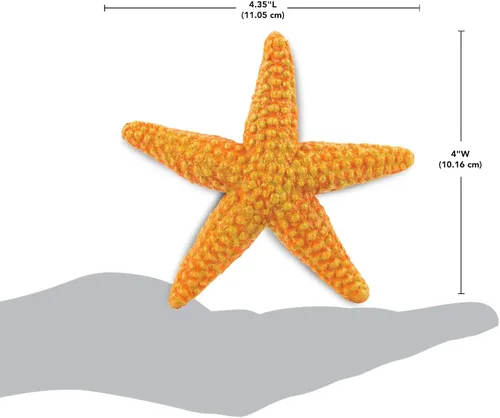 Vista 3 de Safari Ltd. Figura de estrella de mar, vibrante figura de estrella de mar de 4.5 pulgadas, juguete educativo para niños, niñas y niños a partir de 3