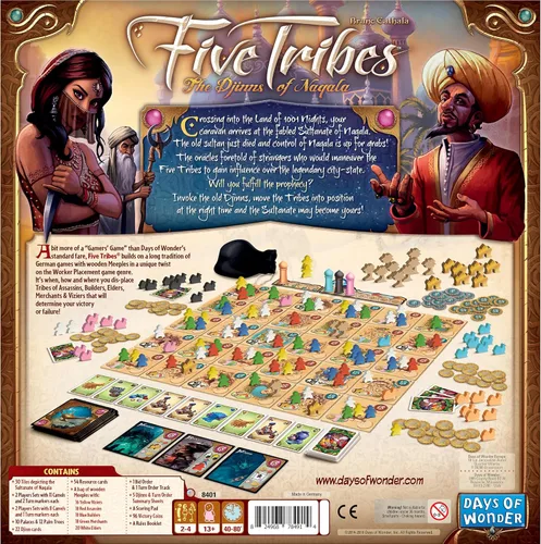 Vista 3 de Juego de mesa "Five Tribes" (versión en inglés)
