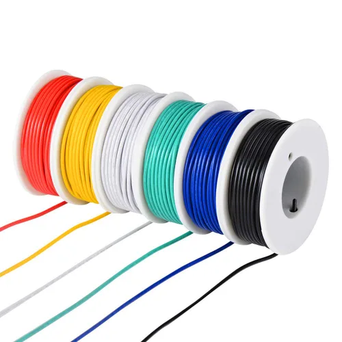 Vista 21 de TUOFENG Cable eléctrico de silicona de 22 AWG de 30 pies [15 pies negro y 15 pies rojo] 2 conductores de alambre paralelo cables de cobre estañado
