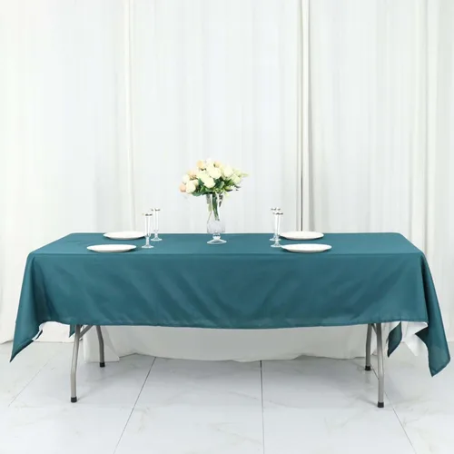 Vista 151 de Efavormart - Mantel rectangular, 60 x 102 pulgadas, resistente a las manchas y a las arrugas, lavable, mantel decorativo oblongo de tela de Amatista