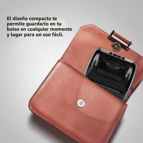Vista 8 de Tangxi Impresora térmica, PT - 210 Impresora portátil de recibos DC 9V/2A Bluetooth Impresora de facturas térmicas 203DPI Interfaz Power Jack Mini