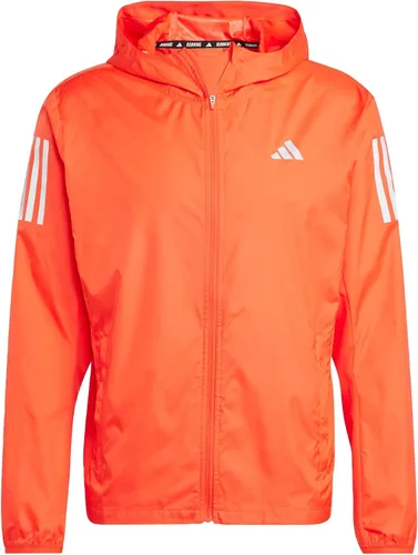 Vista 8 de adidas Chaqueta Own The Run para hombre, Rojo Brillante