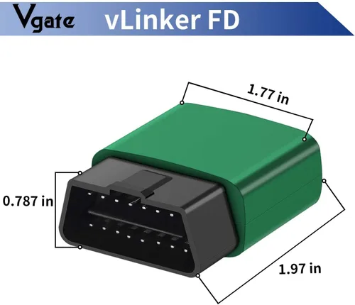 Vista 2 de Vgate vLinker FD Bluetooth3.0 OBD2 escáner para FORScan herramienta de diagnóstico fijo lector de código de coche para Android y Windows