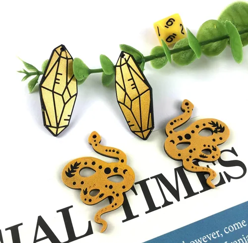 Vista 6 de Moldes de fundición de resina para joyas, aretes de gota de agua, moldes de resina de silicona para joyería Bl
