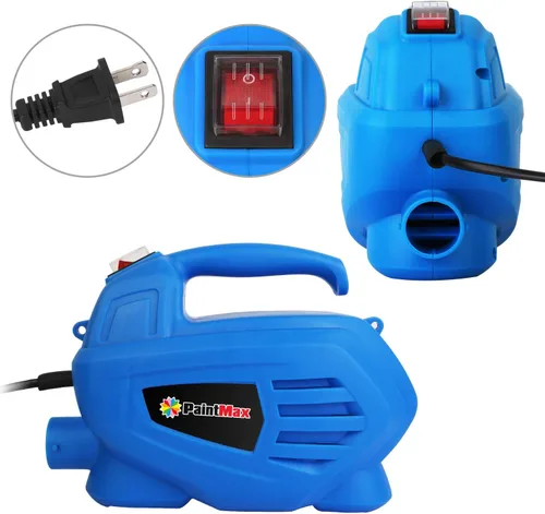Vista 6 de Pistola pulverizadora de pintura eléctrica portátil de 650 W con 3 patrones de pulverización diferentes y contenedor desmontable de 27.1 fl oz