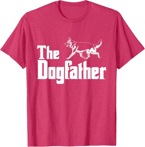 Vista 25 de The Dogfather Pastor Alemán - Camiseta de regalo divertida, Negro, S