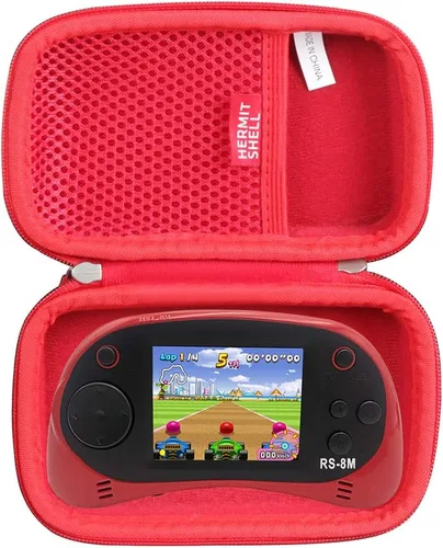 Vista 7 de Hermitshell Estuche de viaje para EASEGMER Kids Handheld Game Reproductor de videojuegos portátil (azul)