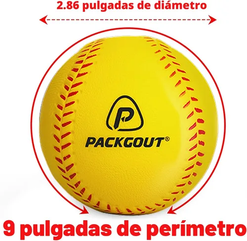 Vista 3 de PACKGOUT Soft Foam Baseballs for Kids & Teenagers - Practice & Replacement Balls