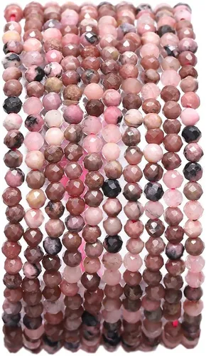 Vista 30 de BEADIA Cuentas de piedra natural africana de turquesa faceted rondelle 3x4mm semipreciosas sueltas para hacer joyas 38cm