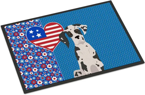 Vista 88 de Caroline's Treasures WDK5119JMAT Airedale Terrier USA - Tapete para interiores o exteriores, 24 x 36 pulgadas, tapete para puerta delantera