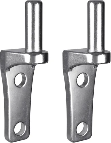 Vista 11 de Insaga Bisagra de puerta para valla de montaje en pared, bisagras de puerta de granja resistentes, acero inoxidable 304 fundido con diseño