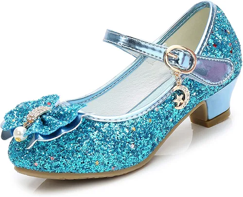 Vista 3 de Cadidi Dinos Zapatos de vestir para niñas, zapatos de fiesta de boda, zapatos de tacón Mary Jane Princesa (bebéniño pequeñoniño grande)