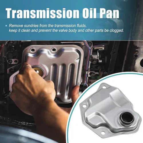 Vista 3 de X AUTOHAUX Filtro de transmisión cárter de aceite para Nissan NV200 2.0L CVT S 2013 2014 para Nissan NV200 2.0L CVT SV 2013 2014 31728-1XF02