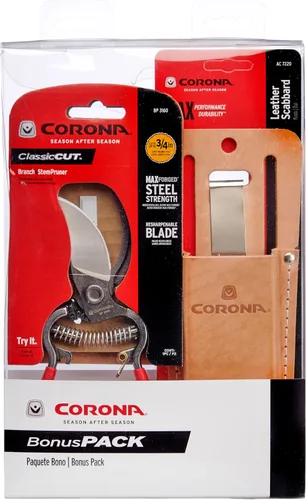 Vista 6 de Corona Herramientas BP 3180D ClassicCUT Bypass Kit de podadora con vaina de cuero
