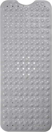 Vista 20 de ENKOSI Tapete de baño antideslizante, extra largo de 40 x 16 pulgadas, tapete antideslizante grande para bañera y ducha con ventosas y agujeros