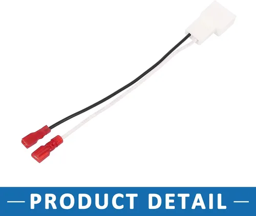 Vista 5 de Adaptador de cable de altavoz de coche 72-8104 arnés de conector para Toyota Corolla 1993-2015 plástico blanco (juego de 4)