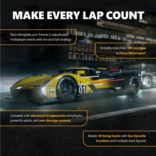 Vista 5 de Forza Motorsport Edición estándar Xbox Series XS y Windows código digital