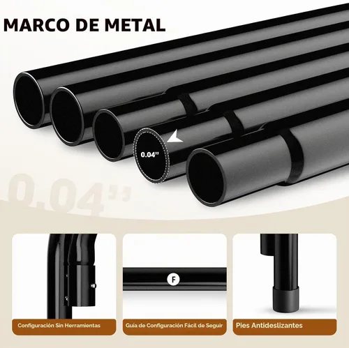 Vista 4 de Czpalo - Cama elevada para perros, cama elevada para exteriores para perros de tamaño mediano, cuna portátil para mascotas con malla transpirable