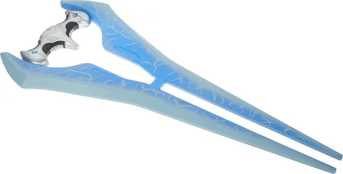 Vista 2 de Disguise Halo Energy Deluxe - Accesorio de disfraz de espada iluminada, azul, 30 pulgadas de longitud