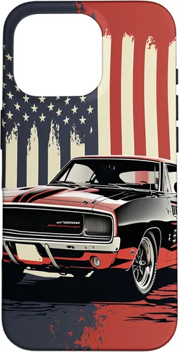 Vista 20 de Funda para iPhone 16, estilo vintage, con bandera de Estados Unidos, para hombre