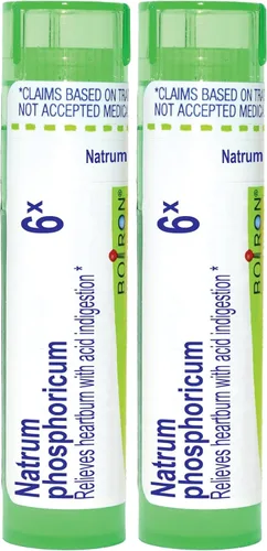 Vista 11 de Boiron Natrum Phosphoricum 6X para acidez estomacal con indigestión ácida - 80 pellets Gránulos homeopáticos de medicina única para la acidez