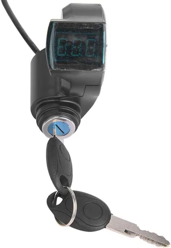 Vista 9 de Pantalla de voltaje E, acelerador eléctrico de pulgar eléctrico de plástico negro, pantalla digital de voltaje de batería, interruptor