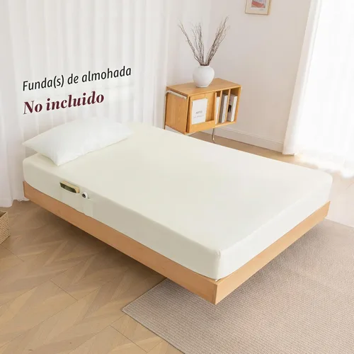 Vista 6 de Sábana bajera ajustable individual solamente – Microfibra premium 1800 súper suave y acogedora, resistente a arrugas, decoloración y encogimiento