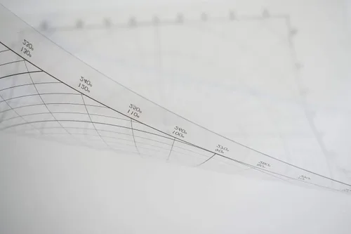 Vista 7 de Hojas de transparencia de cuadrícula geométrica (paquete variado de 4) - 8.5 x 11 pulgadas Transparencias de proyector y caja de luz - Película