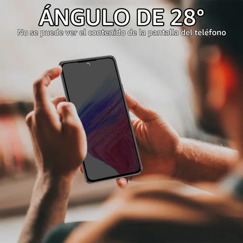 Vista 3 de Protector de pantalla para Samsung Galaxy A53 5G/A51 5G/A52/A52s 2negro+2transparente