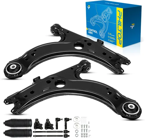 Vista 134 de PHILTOP 6 piezas de brazo de control delantero inferior con barra estabilizadora de rótula para Nissan Rogue 2014-2020 Rogue Sport 2017-2022 Qashqai